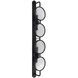 Ordo 4 Light 5.5 inch Matte Black Sconce Wall Light