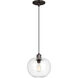 TOB by Thomas O'Brien Mela 1 Light 12.38 inch Aged Iron Pendant Ceiling Light