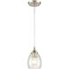 Miranda 1 Light 5 inch Satin Nickel Mini Pendant Ceiling Light