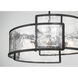 Bella Collina 6 Light 28 inch Coal Pendant Ceiling Light