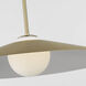 Drew & Jonathan Astra 1 Light 24 inch Satin Brass Pendant Ceiling Light, Medium