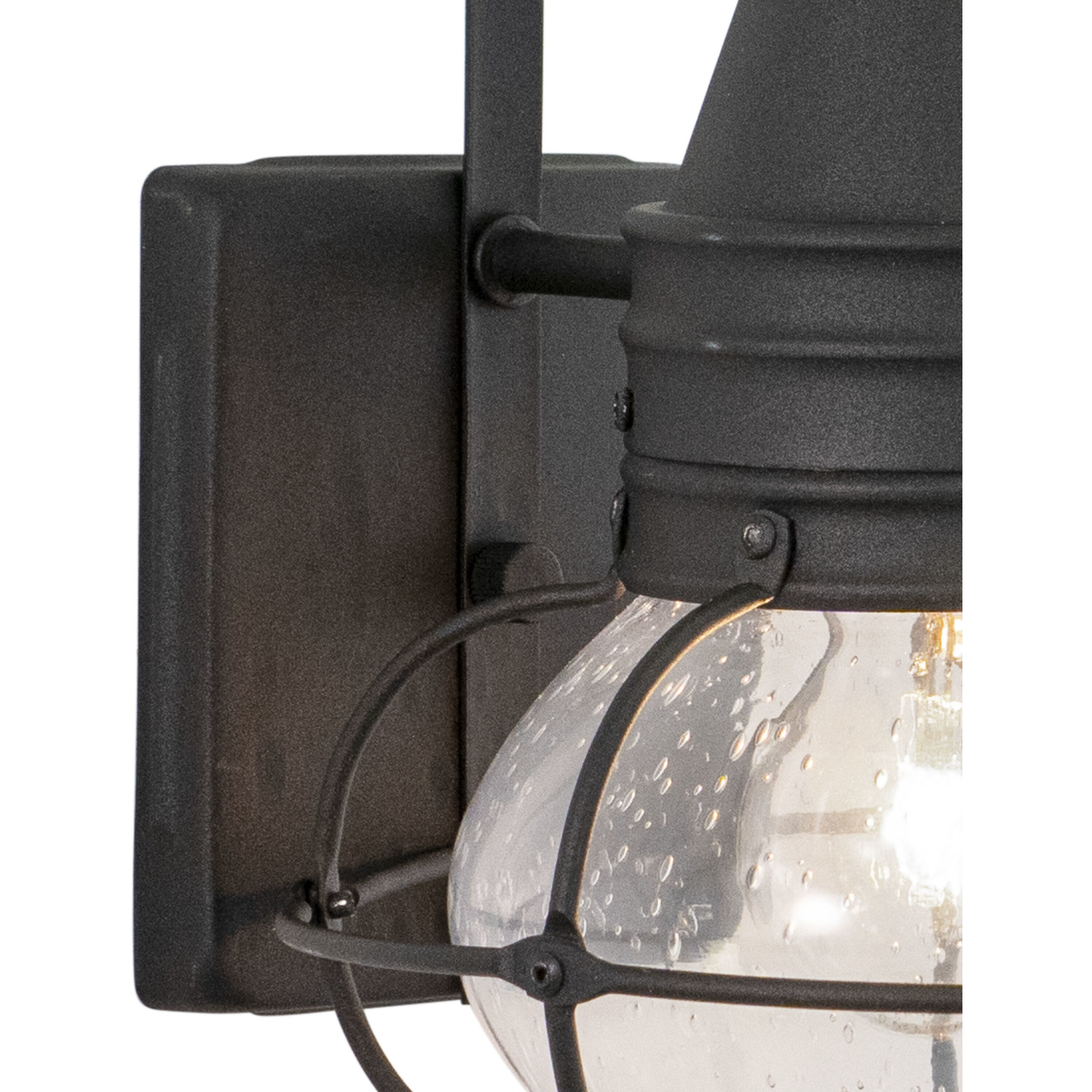 Chatham LED 13.5 inch Textured Black Outdoor Wall