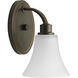 Joy 1 Light 6 inch Antique Bronze Bath Vanity Wall Light