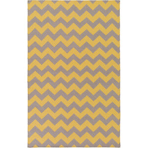 Frontier 96 X 60 inch Mustard, Taupe Rug