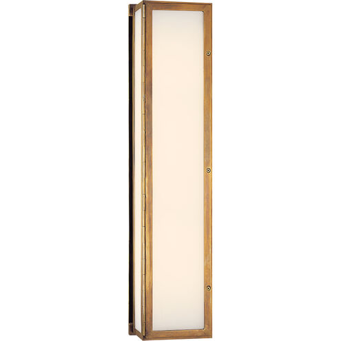 Thomas O'Brien Mercer 3 Light 5.5 inch Hand-Rubbed Antique Brass Bath Light Wall Light