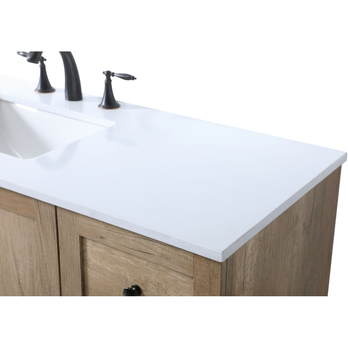 Soma 54 X 19 X 34 inch Natural Oak Vanity Sink Set