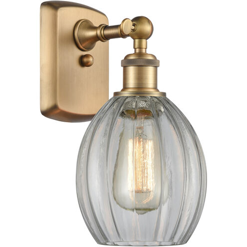 Ballston Eaton 1 Light 6 inch Brushed Brass Sconce Wall Light, Ballston