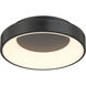 Conc LED 15 inch Coal Flush Mount Ceiling Light