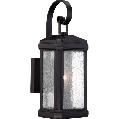 Trumbull 1 Light 15 inch Mystic Black Outdoor Wall