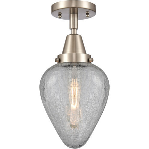 Franklin Restoration Geneseo LED 7 inch Brushed Satin Nickel Flush Mount Ceiling Light