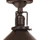 Union Square 1 Light 8 inch Oil Rubbed Bronze Flush Mount Ceiling Light