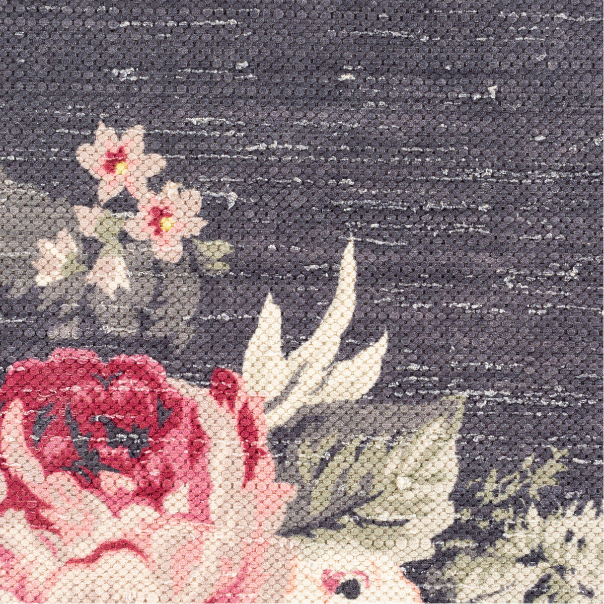 Daphne 18 X 18 inch Butter/Navy/Rose/Bright Red/Cream/Medium Gray Pillow Kit, Square