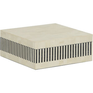 Howell 11 inch Black and White/Cream Box, Medium