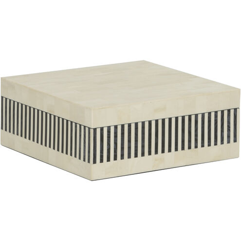 Howell 11 inch Black and White/Cream Box, Medium