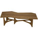 Fenton 60.5 X 30.5 inch Gold Teak Coffee Table
