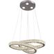 Canada LED 31.5 inch Chrome Chandelier Ceiling Light