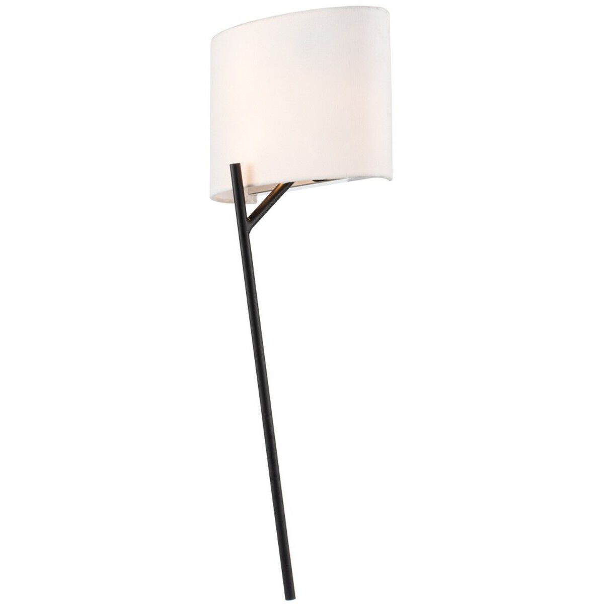 Tahoe Wall Sconce Wall Light in Matte Black With Polished Nickel