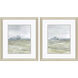 Landscapes Blue and Green and Gray and Neutral Framed Art