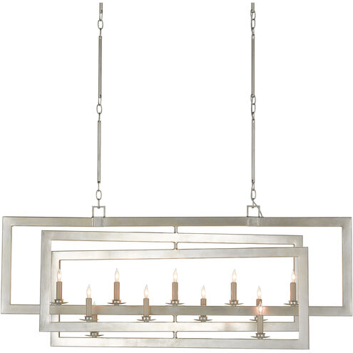 Middleton Linear Chandelier Ceiling Light, Rectangular