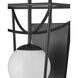 Rochefort 1 Light 23.5 inch Black Indoor/Outdoor Wall Sconce, Small