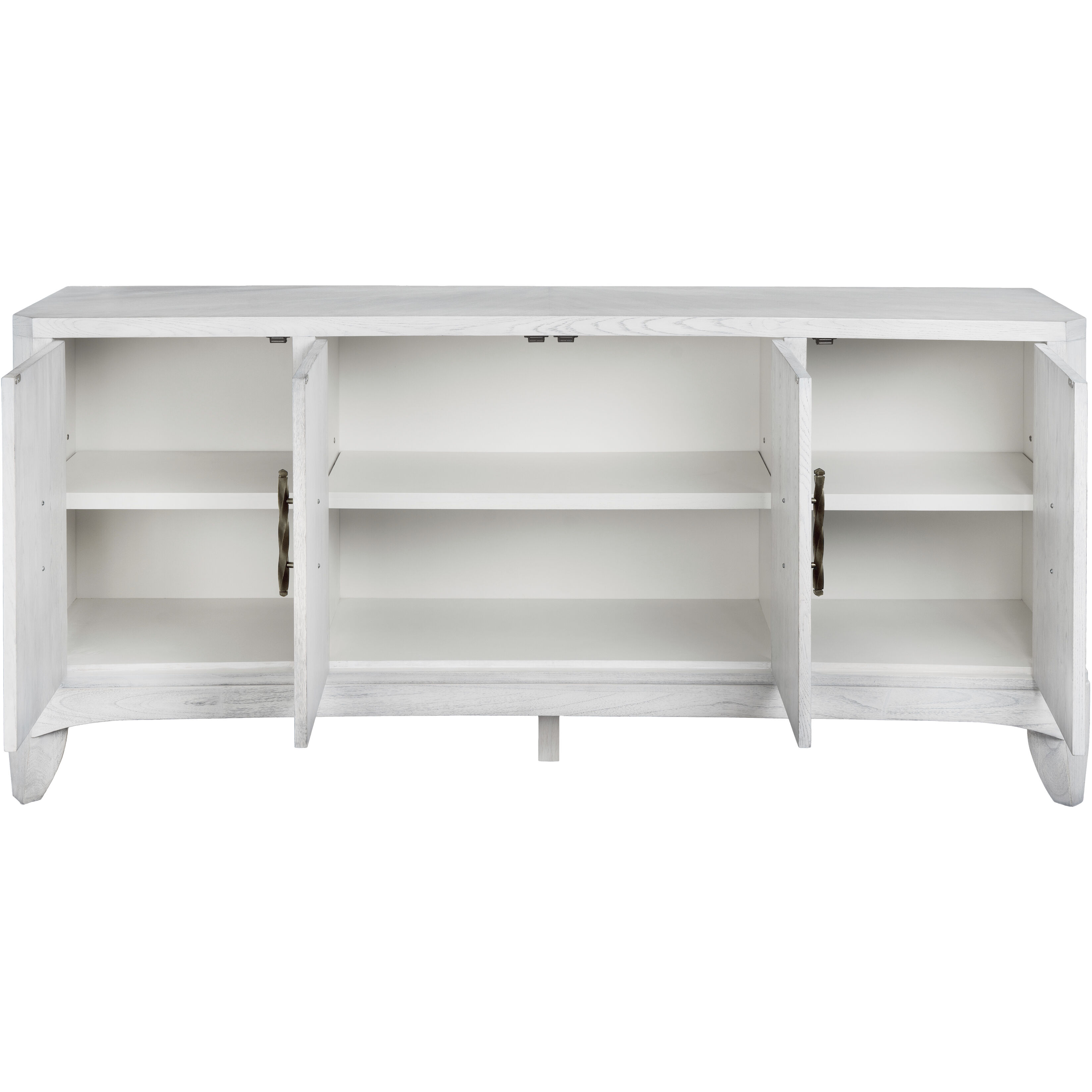 Bowtie Whitewash Credenza