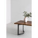 Bent 98.5 X 40 inch Natural Dining Table, Small
