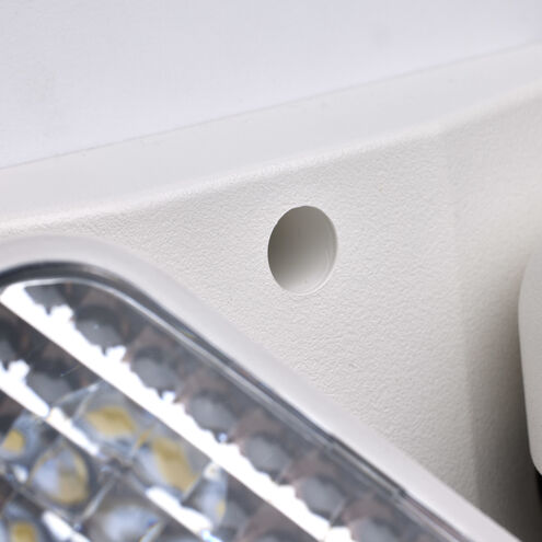 Edgewood LED 9 inch White Emergency Lighting Wall Light