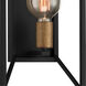 Within 1 Light 8 inch Matte Black Wall Sconce Wall Light