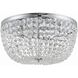 Nola 5 Light 20 inch Polished Chrome Flush Ceiling Light