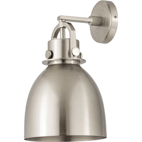 Newton Bell 1 Light 8 inch Satin Nickel Sconce Wall Light