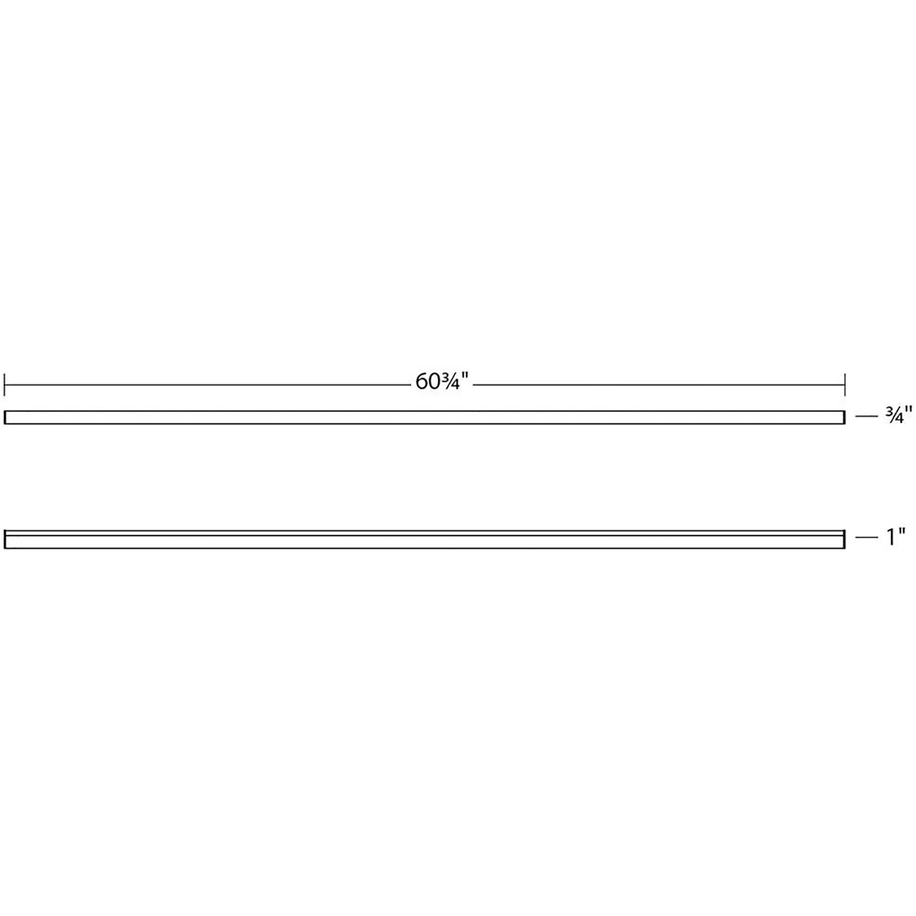 Stix Plus LED 61 inch Satin White Wall Bar Wall Light