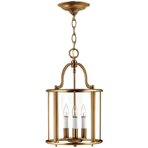 Gentry 4 Light 12 inch Heirloom Brass Indoor Foyer Light Ceiling Light
