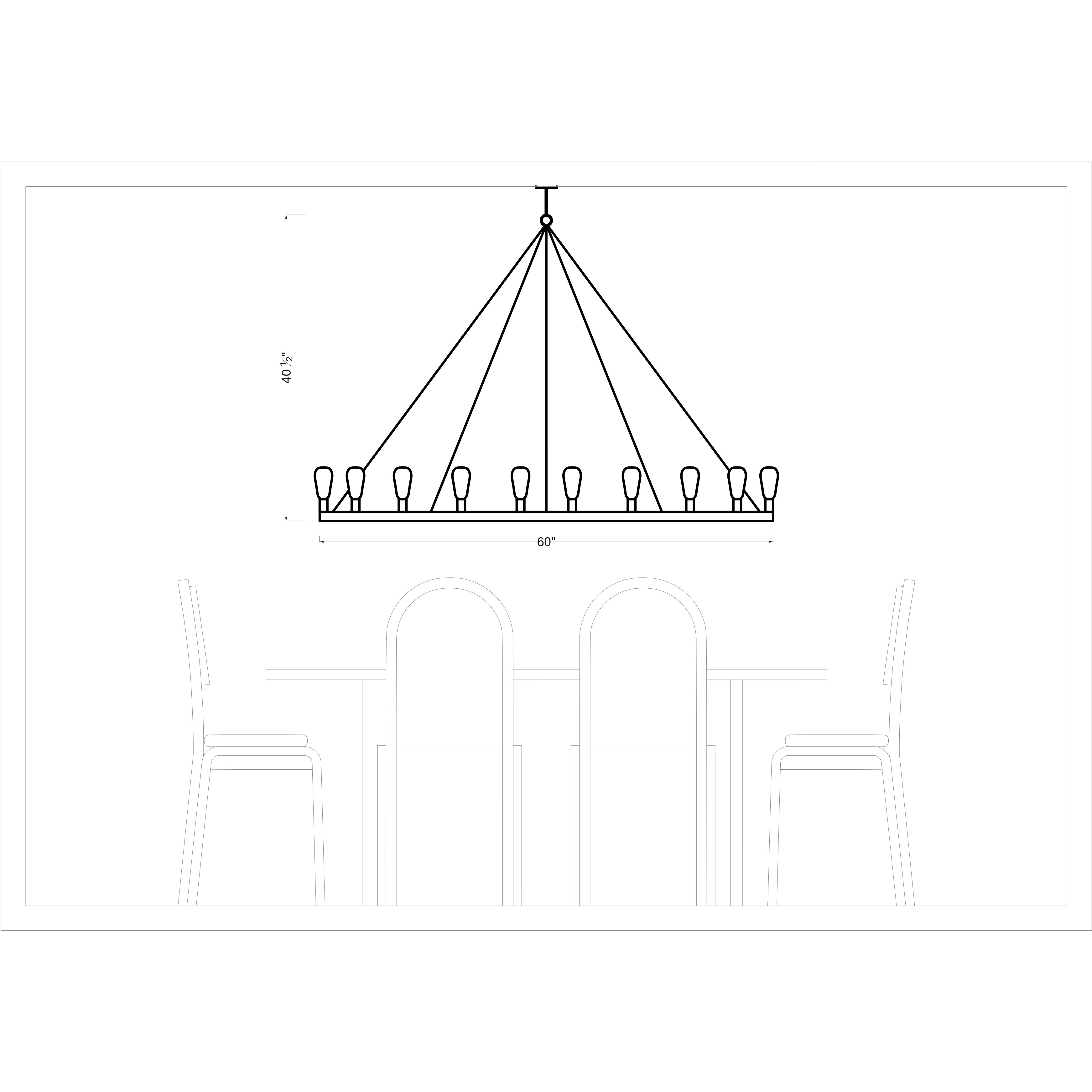Sean Lavin Avenir 20 Light 60 inch Weathered Oak Wood / Antique Forged Iron Chandelier Ceiling Light