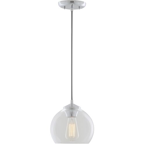 Oberon 1 Light 8 inch Chrome Pendant Ceiling Light