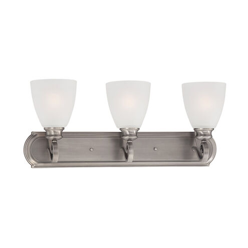 Haven 3 Light 24 inch Satin Pewter Wall Light