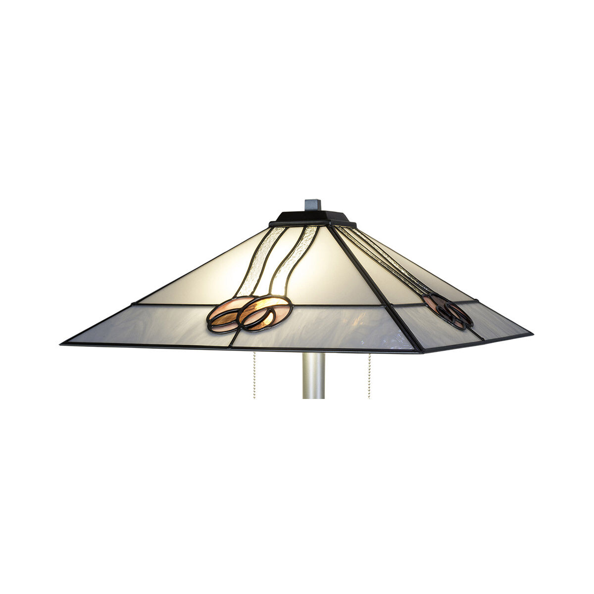 Evelyn 63 inch 100.00 watt Silver Floor Lamp Portable Light