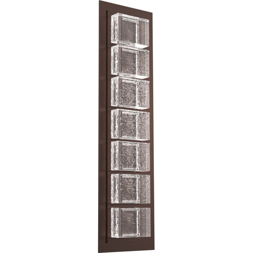 Tessera LED Statuary Bronze Outdoor Sconce