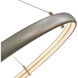 Sling LED 48 inch Titanium Silver Pendant Ceiling Light