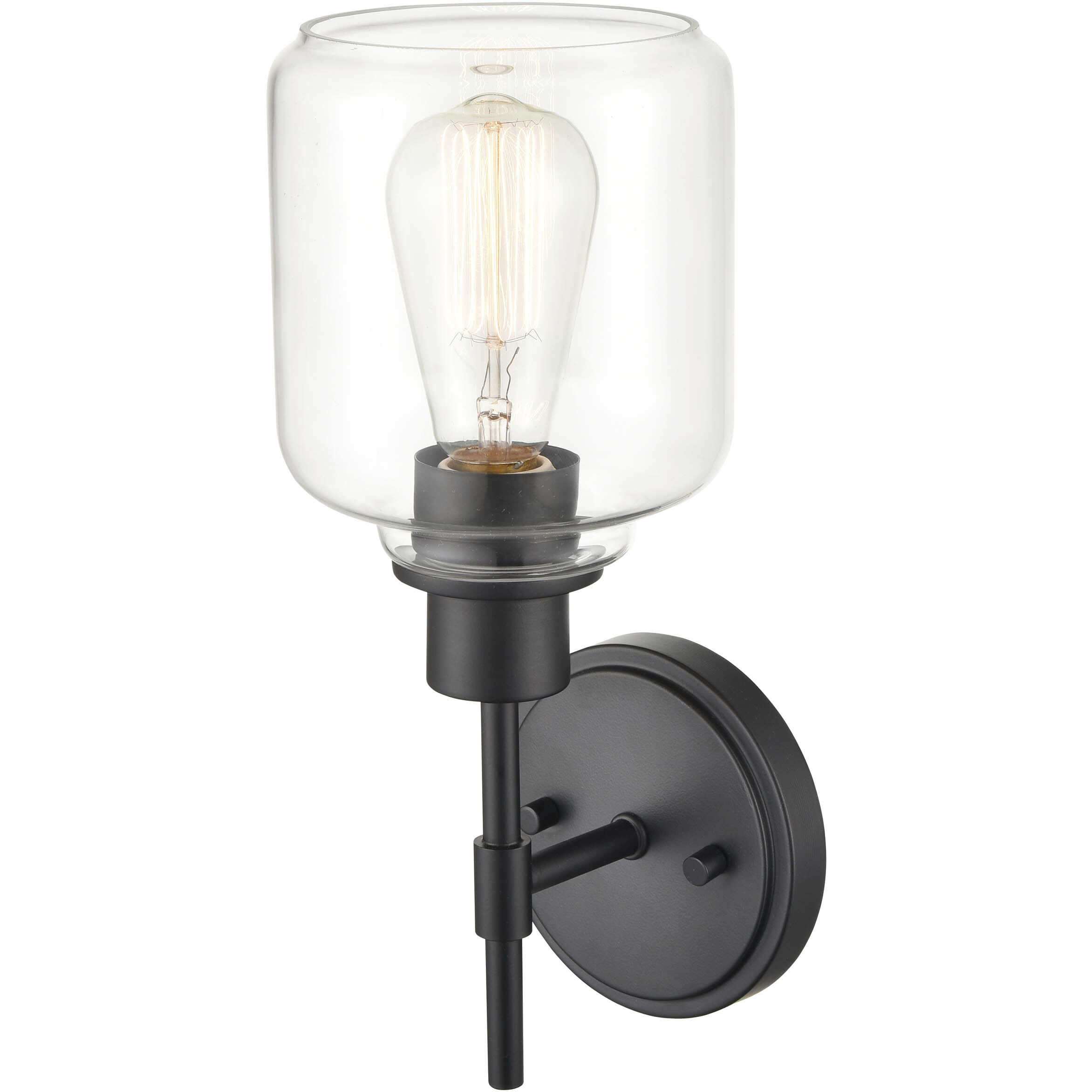Asheville Indoor Wall Sconce Wall Light in Matte Black