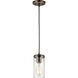 Sean Lavin Zire 1 Light 4 inch Brushed Oil Rubbed Bronze Mini-Pendant Ceiling Light