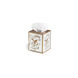 Chelsea House 5 inch Hand Painted Gold Design Decorative Tissue Box