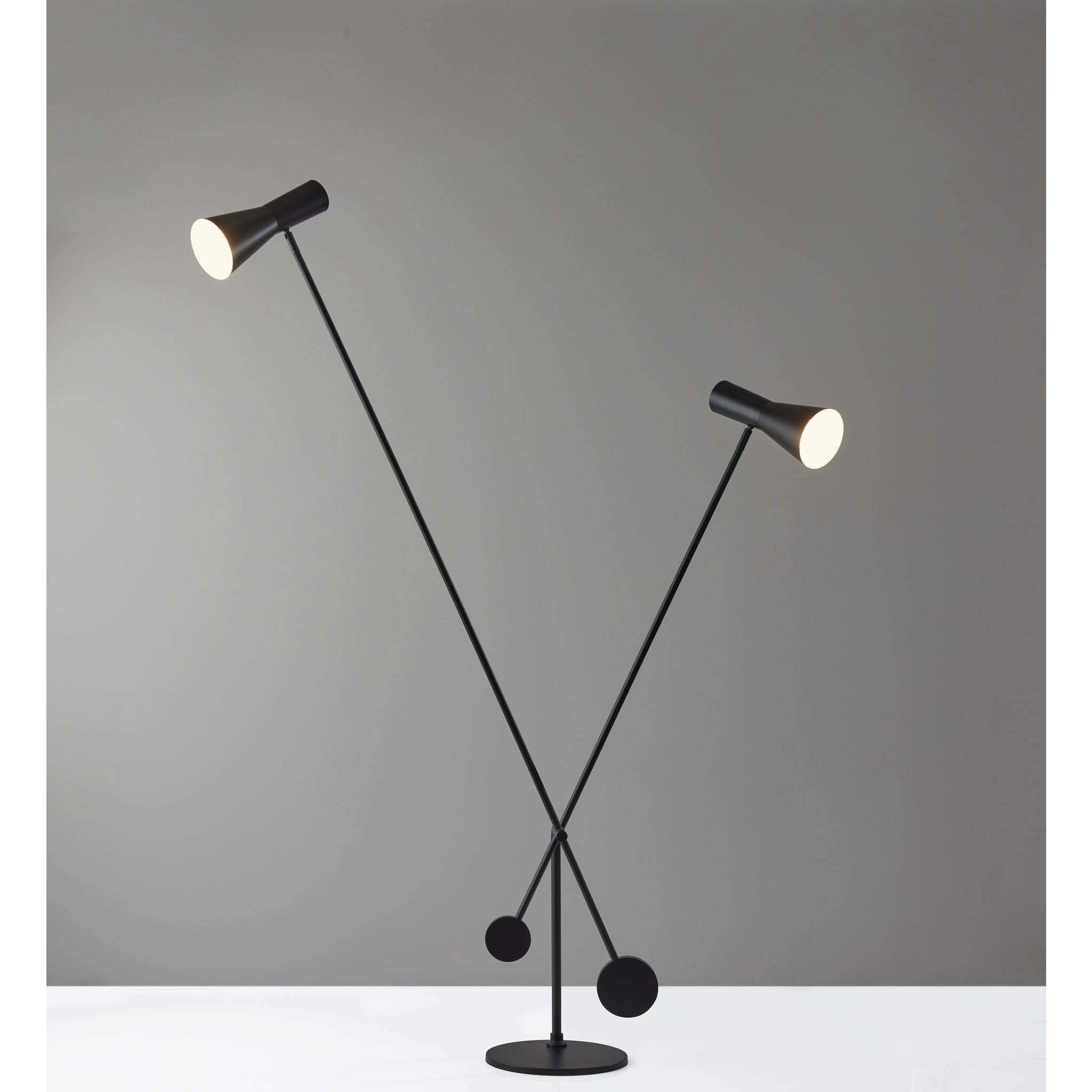 Bond 73 inch 40.00 watt Black Floor Lamp Portable Light, ADS360