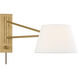 Richard June Hale 1 Light 8 inch Estate Brass Wall Sconce Wall Light in Standard