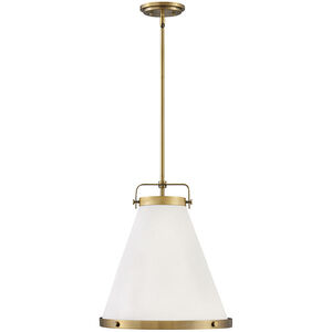 Lexi LED 16 inch Lacquered Brass Indoor Pendant Ceiling Light