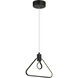 Edison's Outline LED 11.25 inch Coal Pendant Ceiling Light