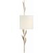 Broche 2 Light 8.5 inch Antique Gold Sconce Wall Light