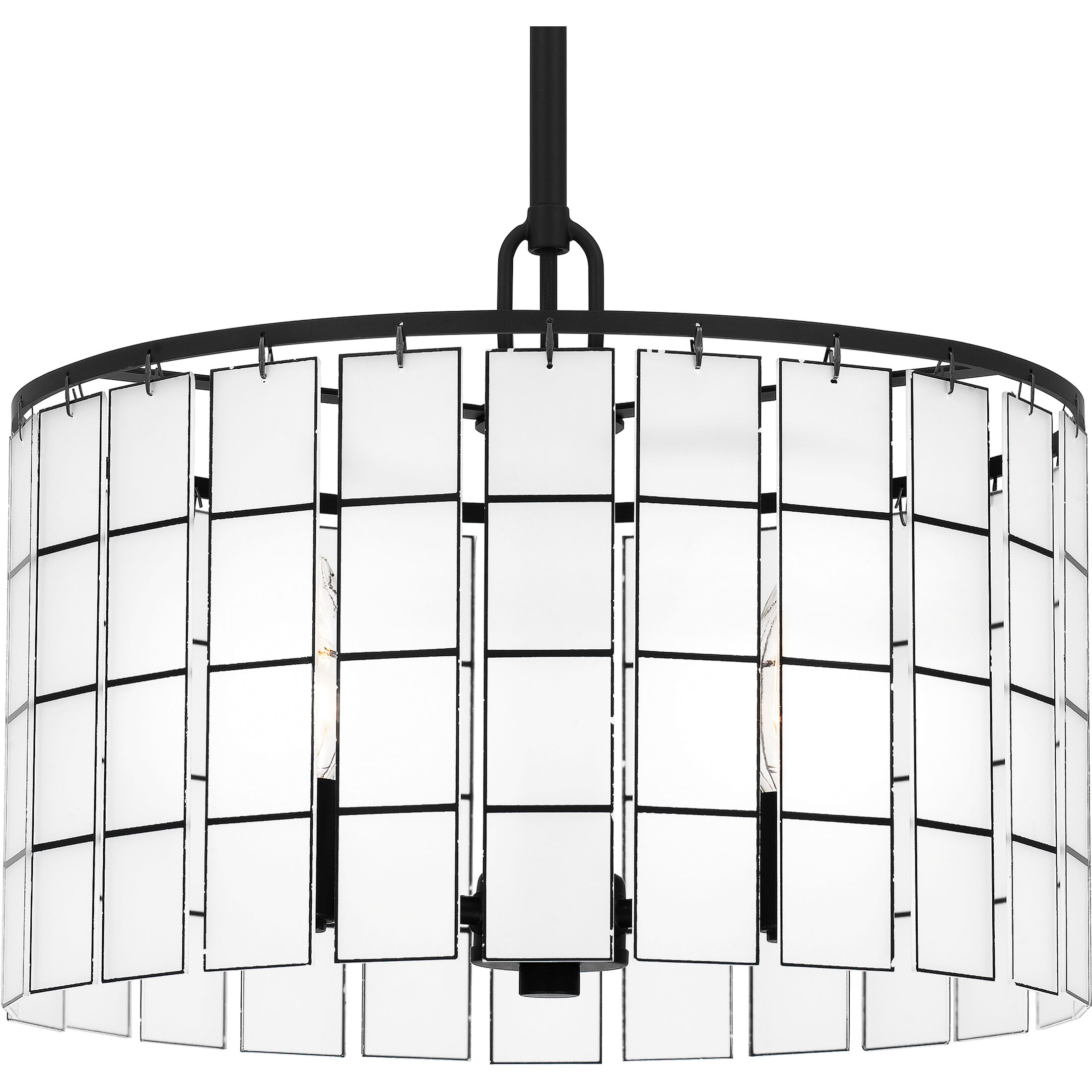 Seigler 3 Light 14 inch Matte Black Pendant Ceiling Light