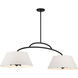 Headington 6 Light 48 inch Coal Island Light Ceiling Light