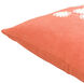 Lachen 20 inch Burnt Orange Pillow Cover in 20 x 20, Square