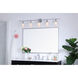 Gene 5 Light 47 inch Chrome Wall sconce Wall Light